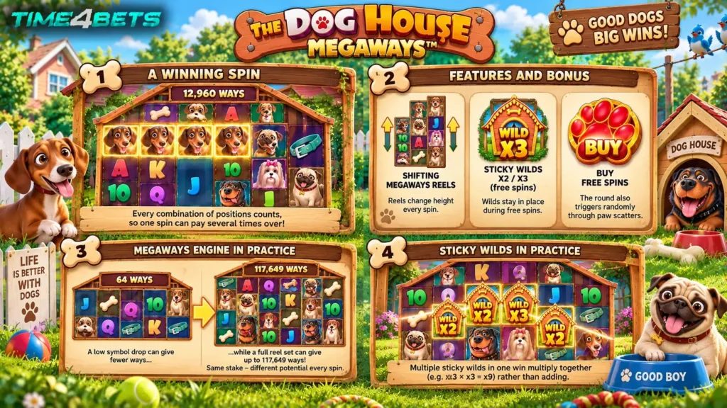 time4betuae the dog house megaways explaining