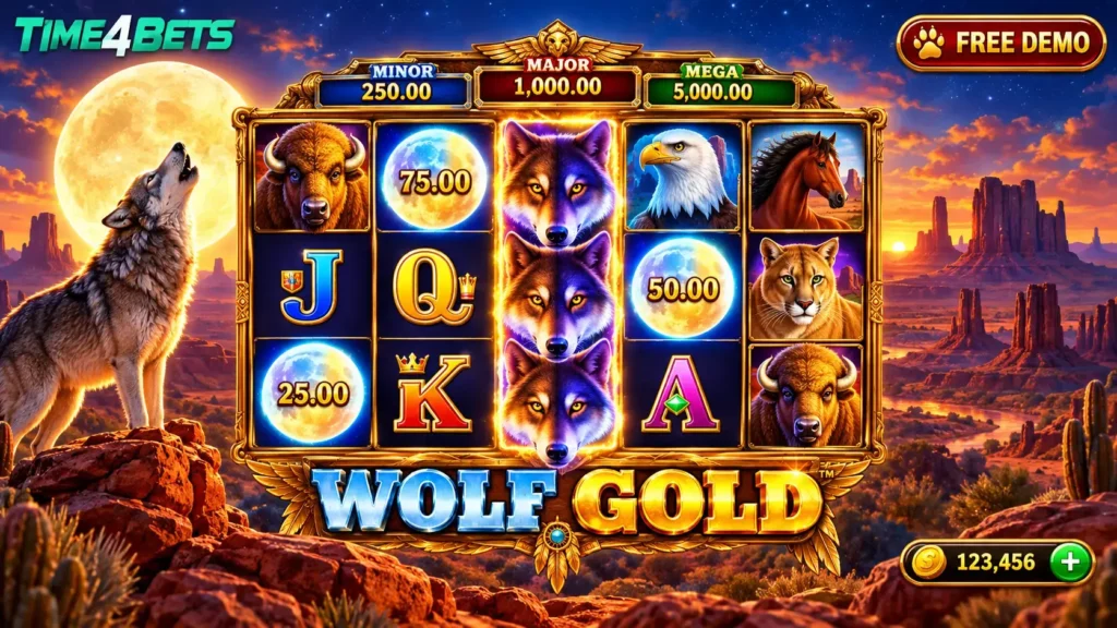 time4betuae wolf gold demo
